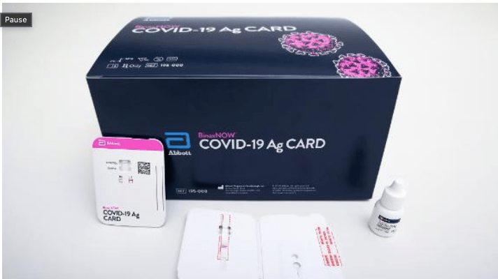 COVID-19 Ag CARD box